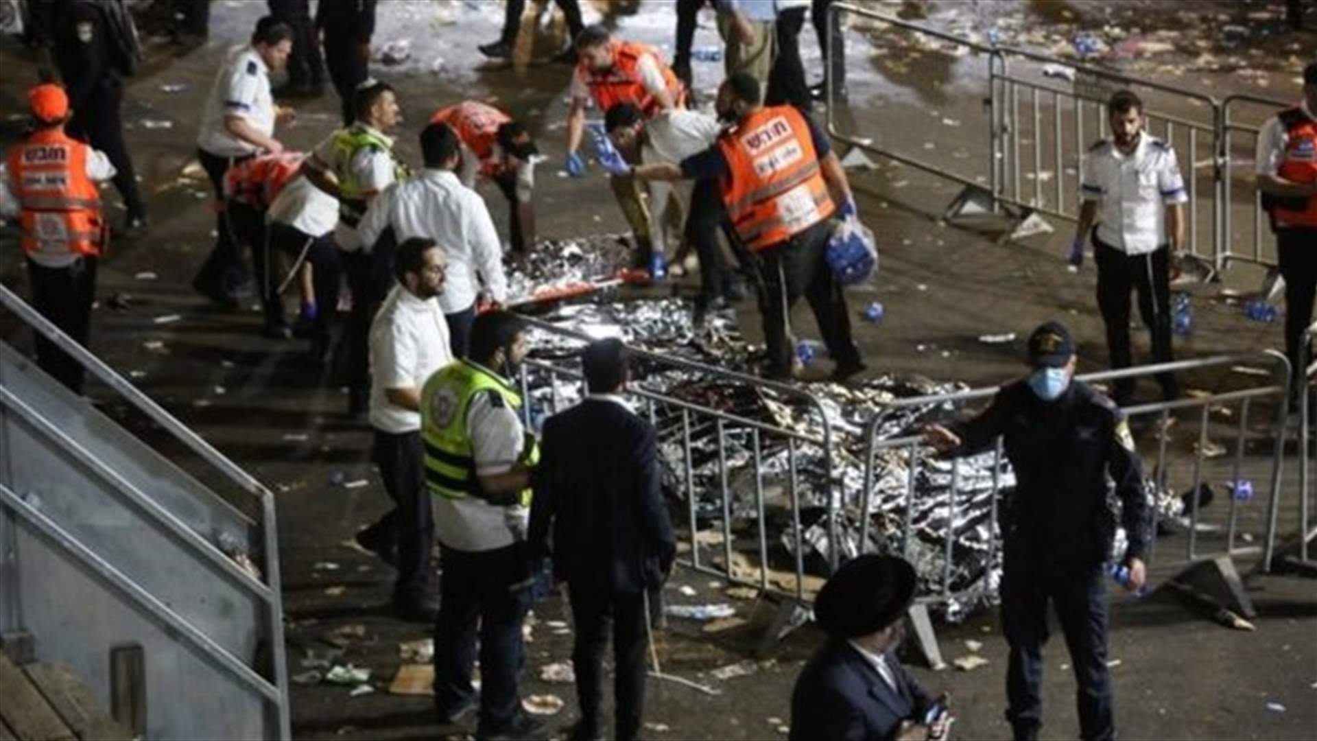 الحكومة الإسرائيلية تأمر بالتحقيق في تدافع قتل فيه 45 شخصا