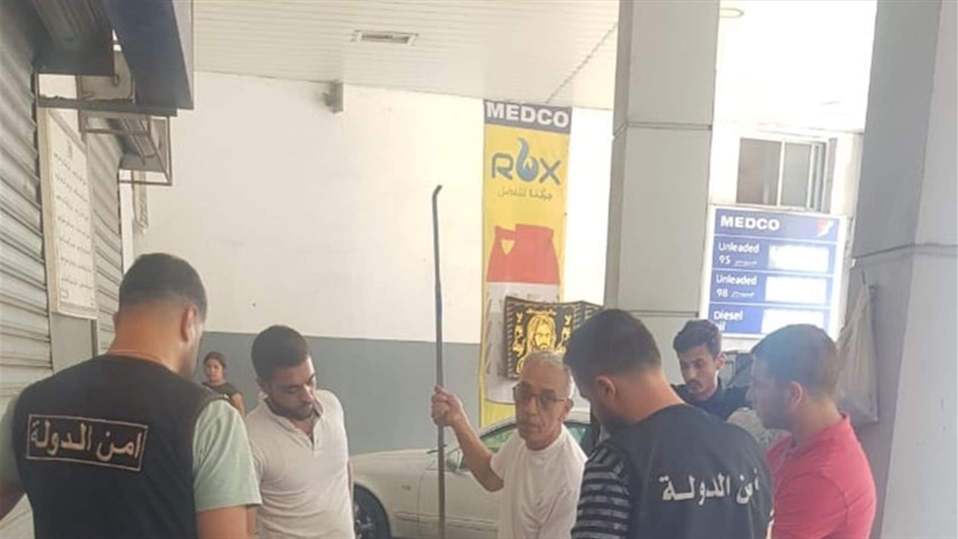 حملة مداهمات لامن الدولة لمحطات المحروقات في النبطية