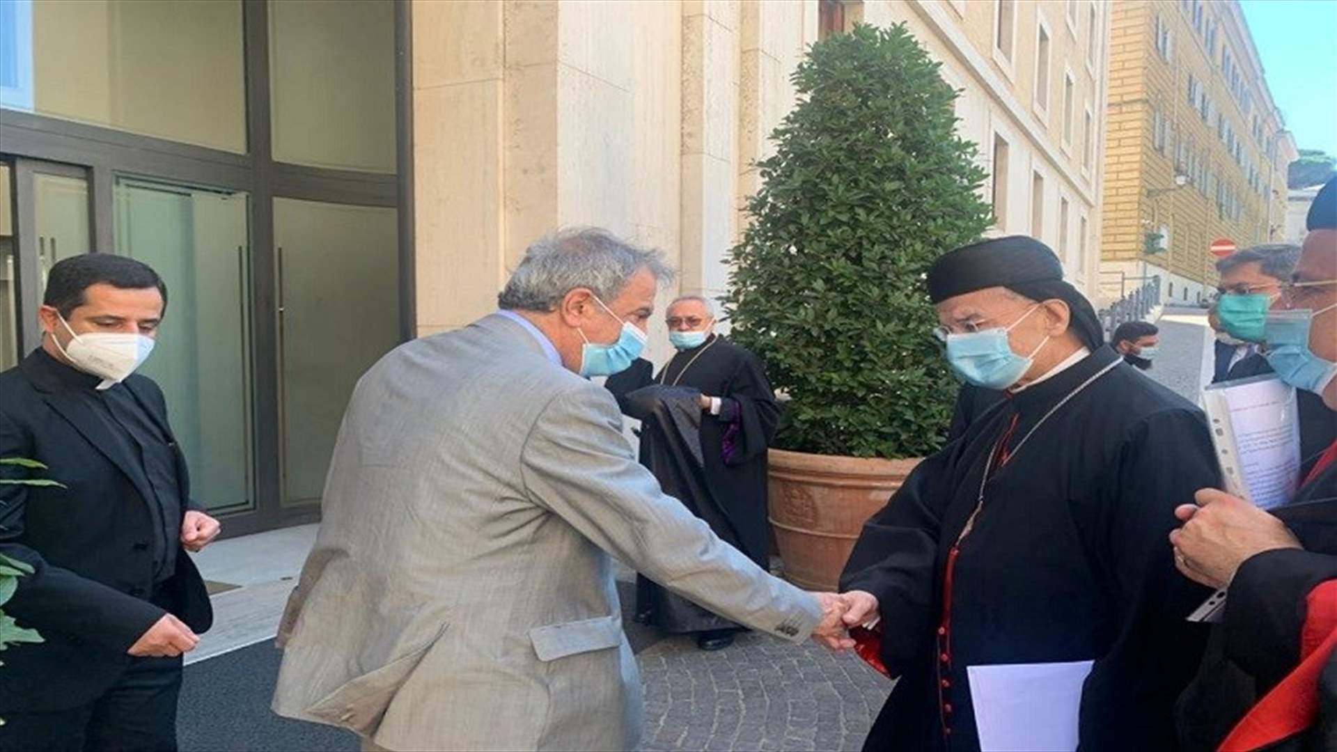 الراعي وصل الى روما...