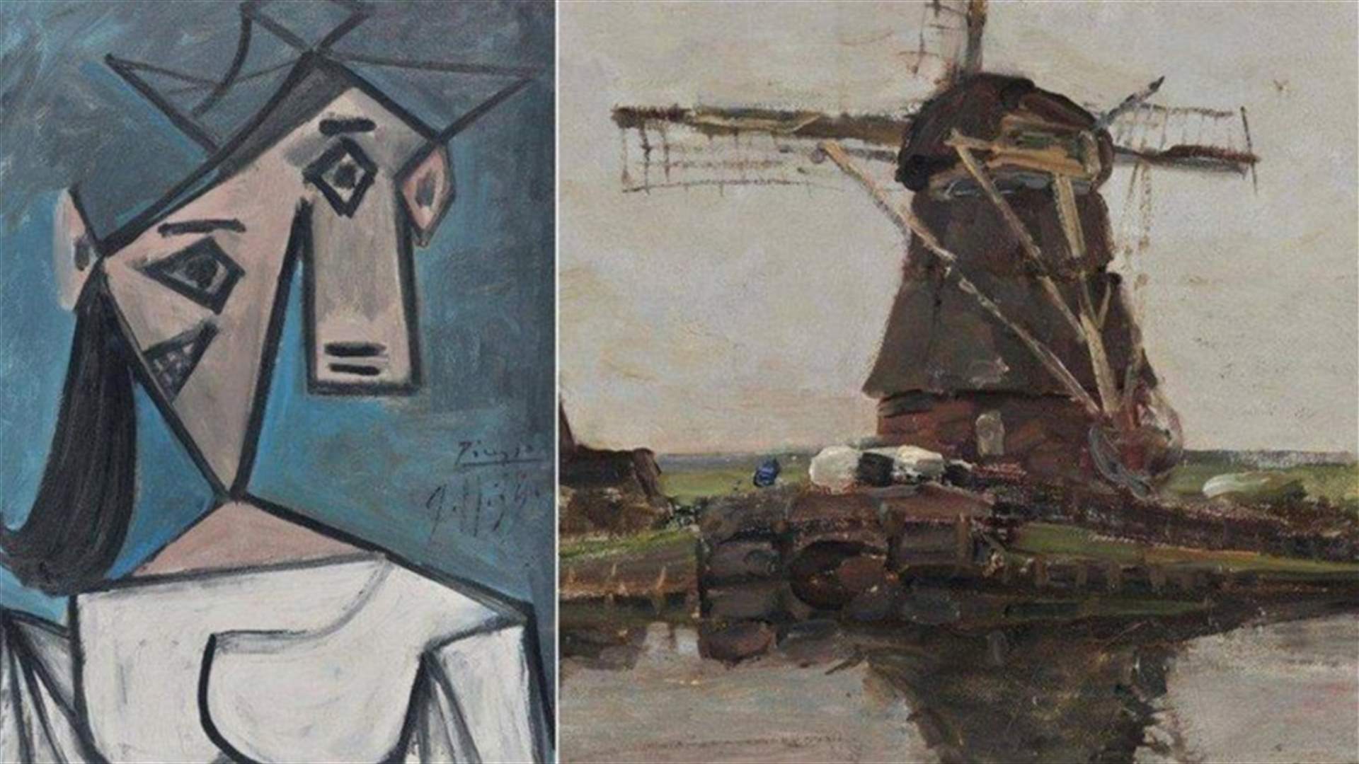 بعد 9 سنوات... العثور على لوحتين لبيكاسو وموندريان سرقتا من متحف يوناني
