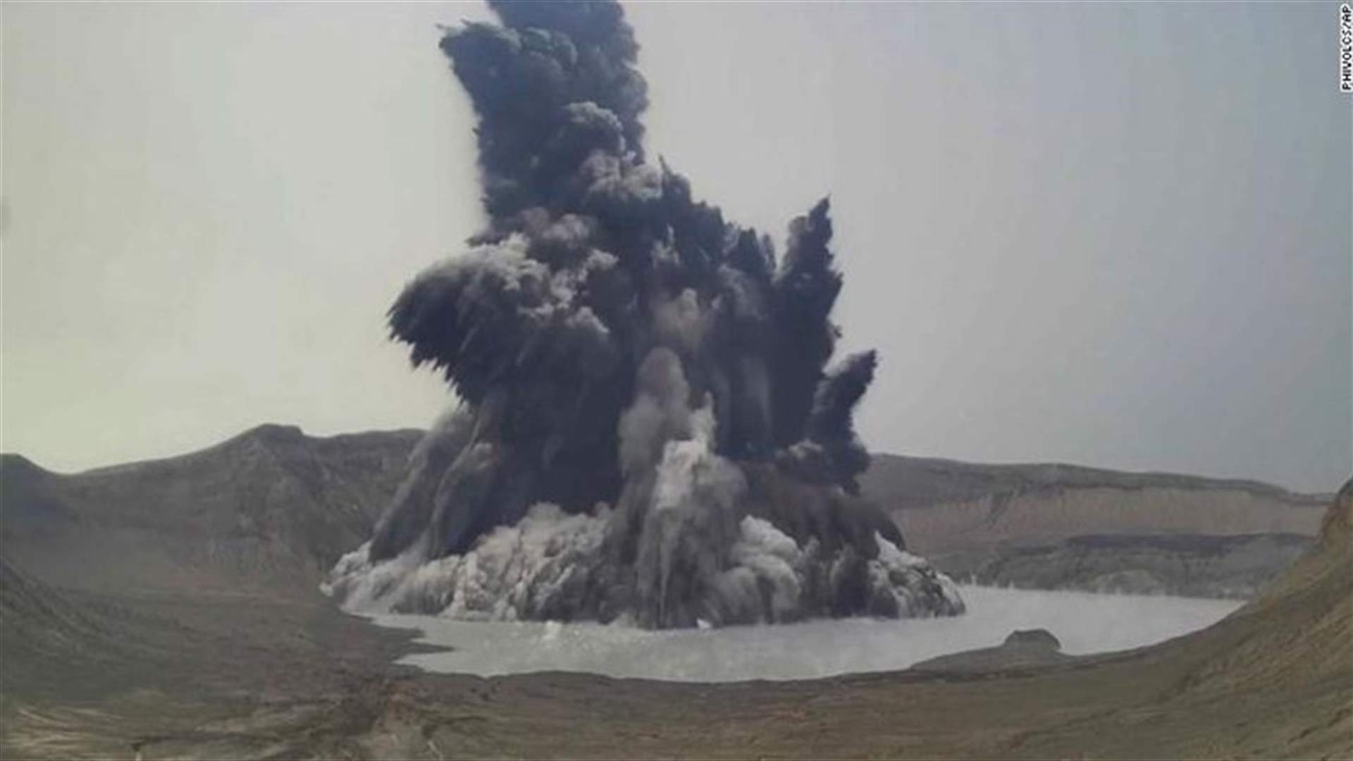 Philippines raises volcano danger level after spewing 1-km plume