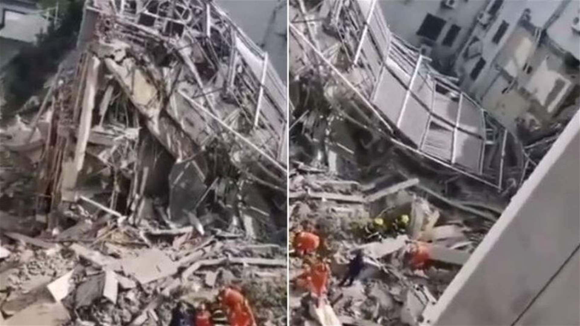 8 قتلى و9 مفقودين في انهيار فندق بالصين