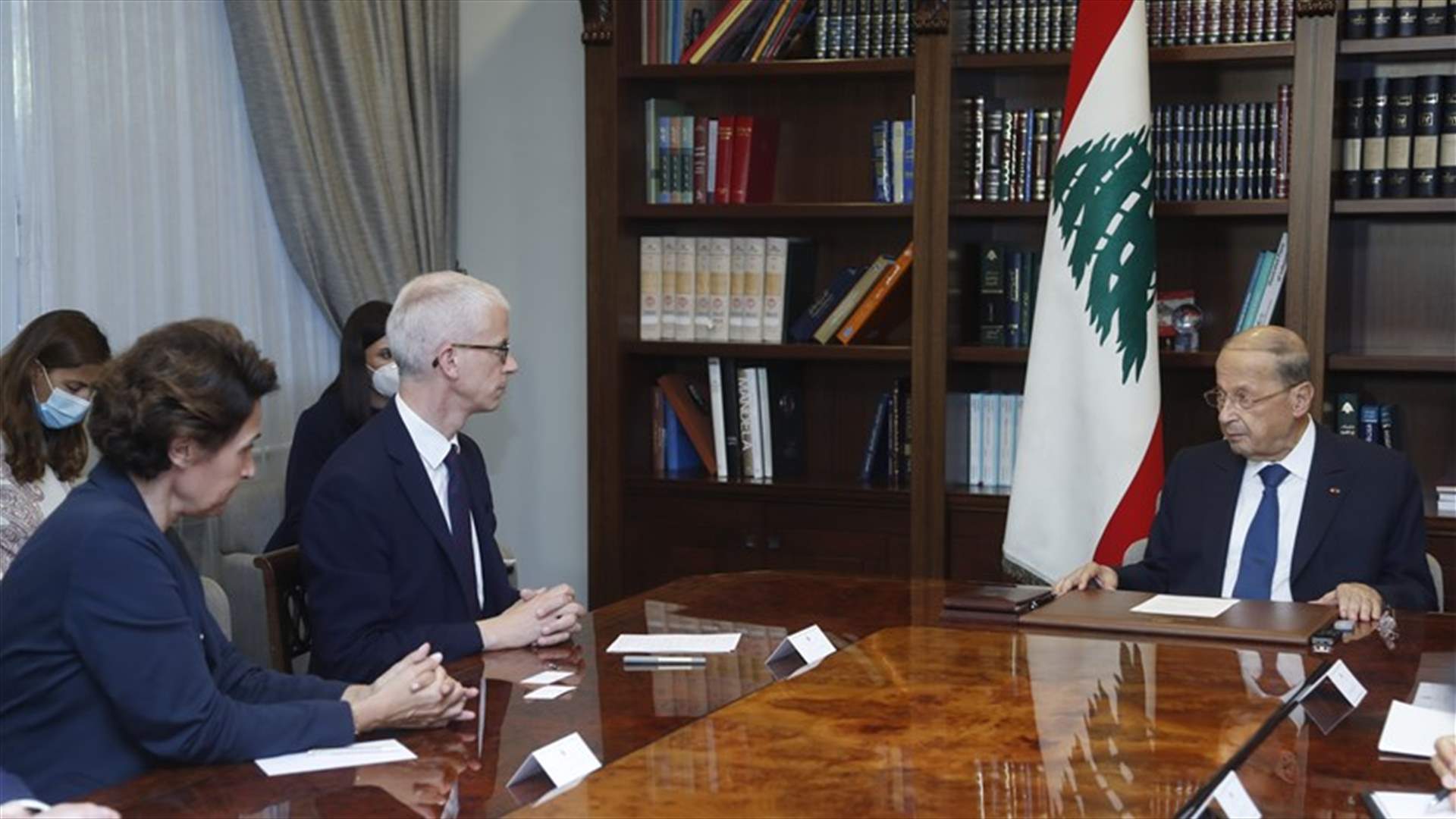ريستر أكد من بعبدا الدعم الفرنسي للشعب اللبناني