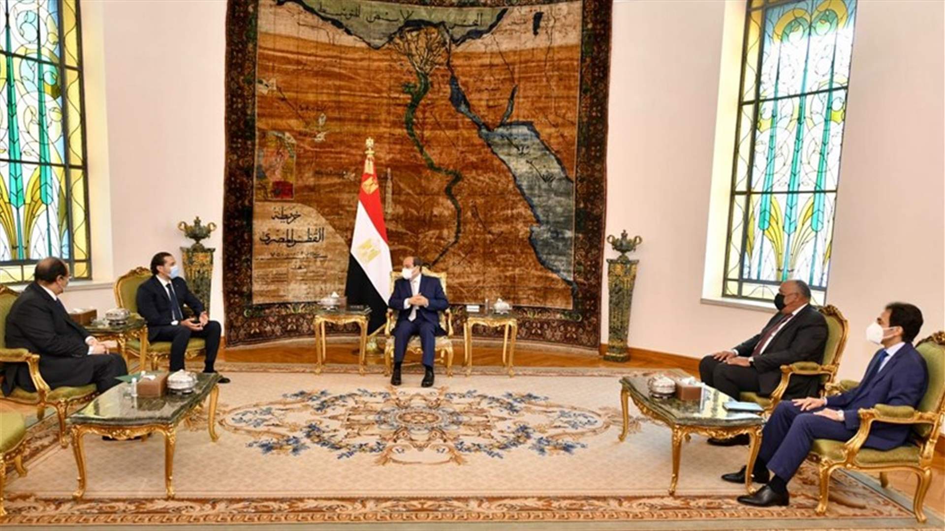 السيسي استقبل الحريري: لتسوية الخلافات وإخراج لبنان من أزمته