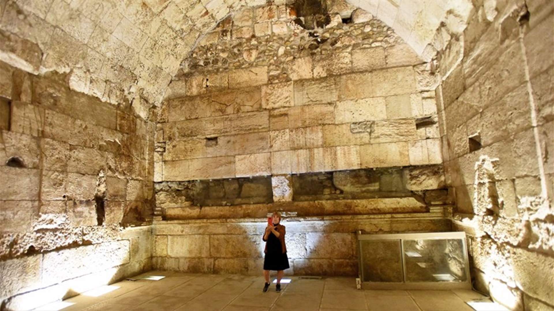 افتتاح قاعة مأدبة قديمة تعود إلى زمن المسيح في القدس (صور)