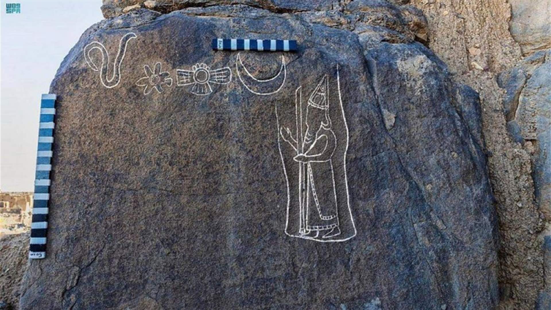 العثور على نقوش صخرية تعود لملك بابلي في القرن السادس قبل الميلاد في السعودية