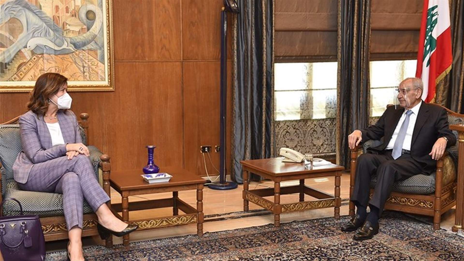 بري بحث مع شيا وزوار في المستجدات السياسية.. وعون ورؤساء هنأوه بالاضحى