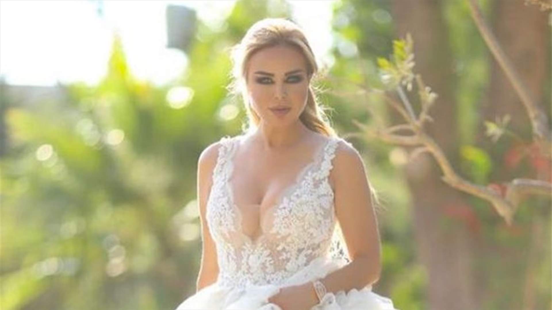 رولا سعد تدخل القفص الذهبي... إليكم الصور الأولى من زفافها