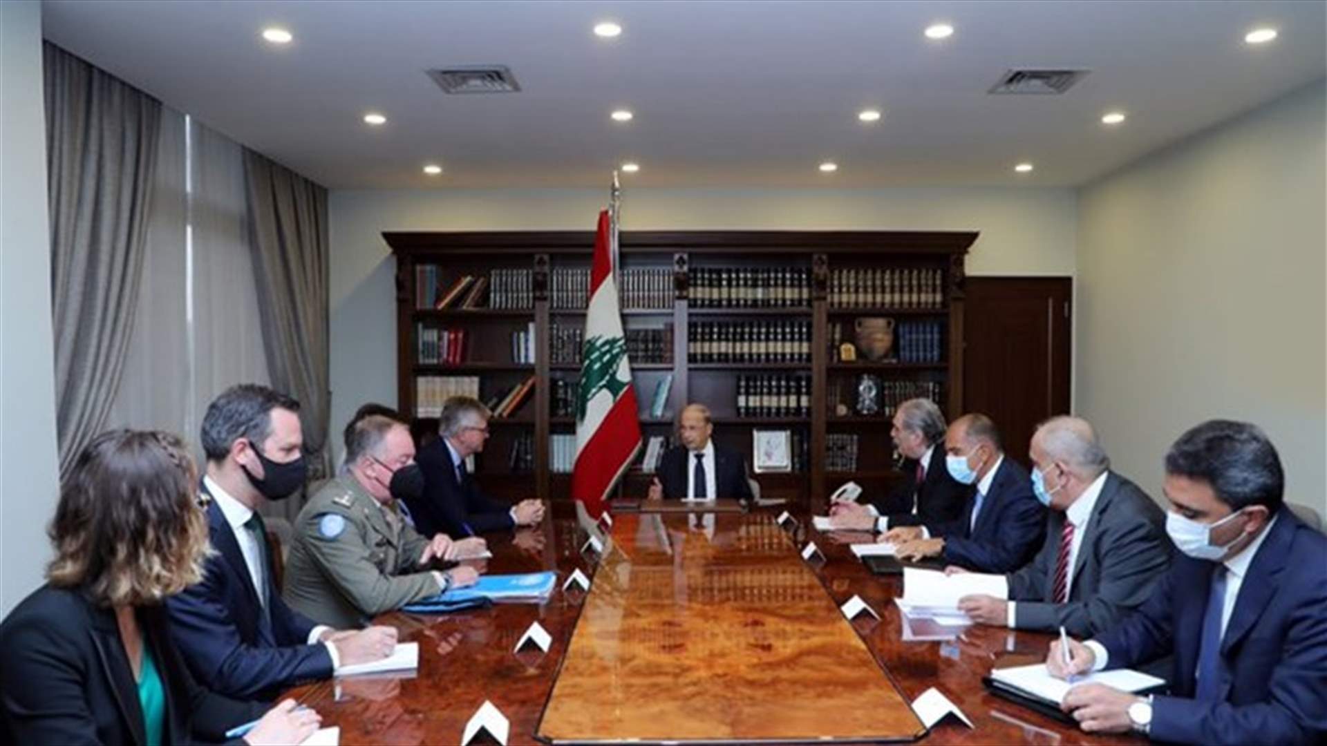 عون أكد للاكروا رغبة لبنان في التمديد للقوة الدولية