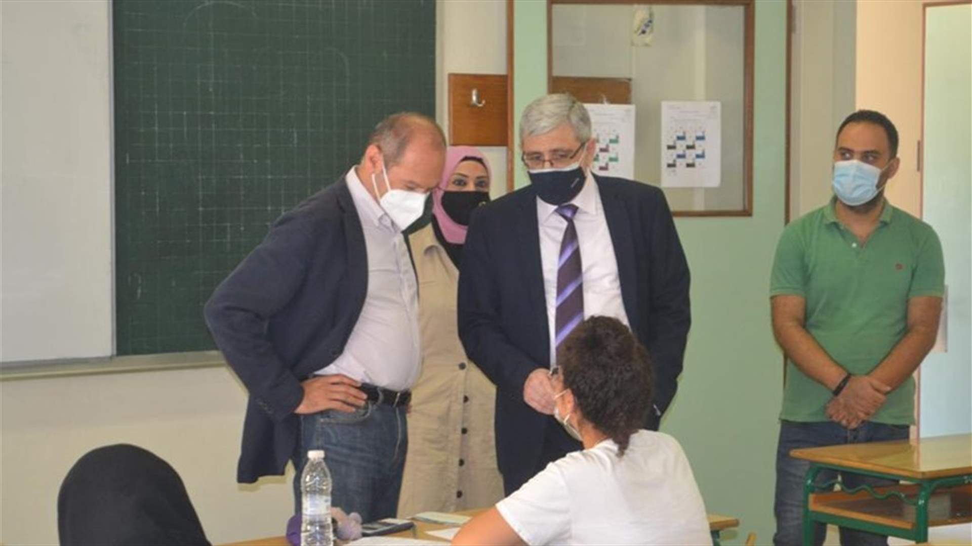 المجذوب عبّر عن ارتياحه لإنجاز استحقاق الامتحانات الرسمية