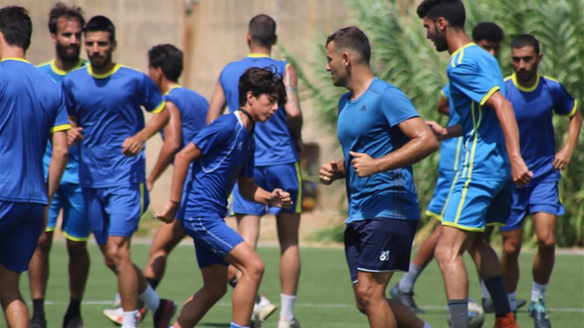 كريم جعفر قائد براعم فريق الصفا بكرة القدم يلتحق في تمارين الفريق الأول