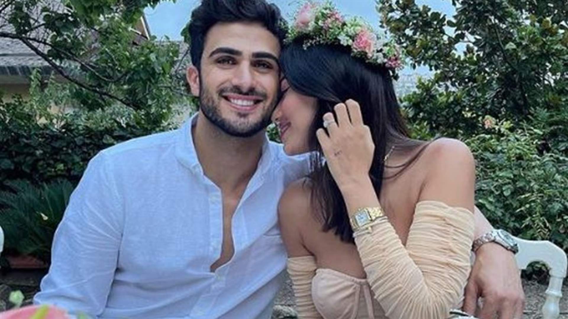رحمة رياض تعقد قرانها على ألكسندر علوم... شاهدوا الصور الأولى لهما