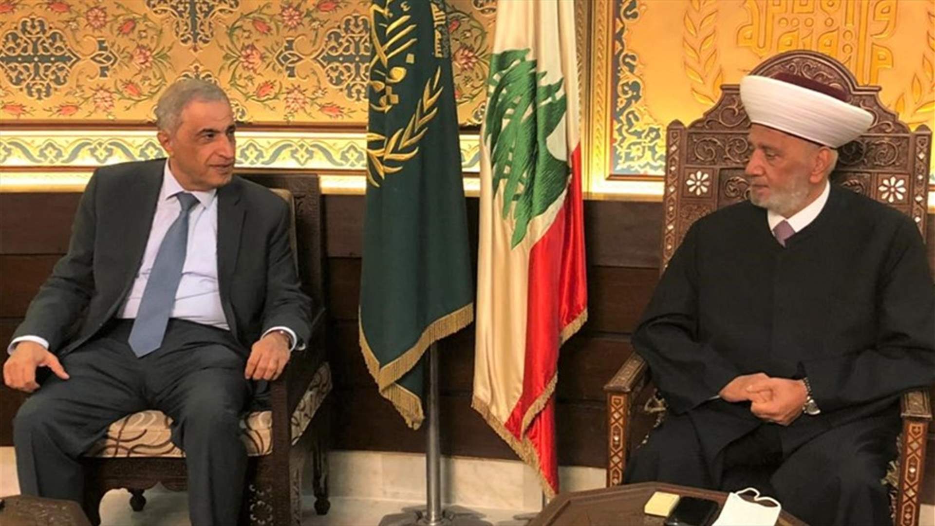 دريان التقى قاسم هاشم ووفدا من العشائر: نحرص على الوحدة بين أبناء خلدة والجوار والعيش المشترك بين اللبنانيين