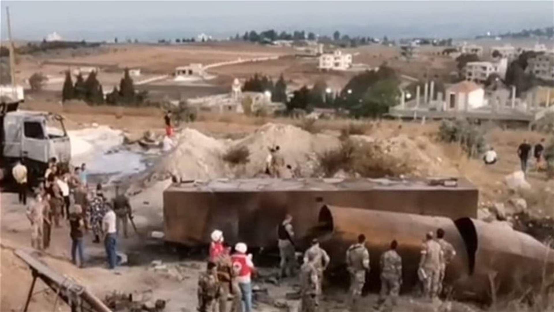 20 قتيلا وعشرات الجرحى بانفجار صهريج وقود في بلدة التليل في عكار (فيديوهات وصور)