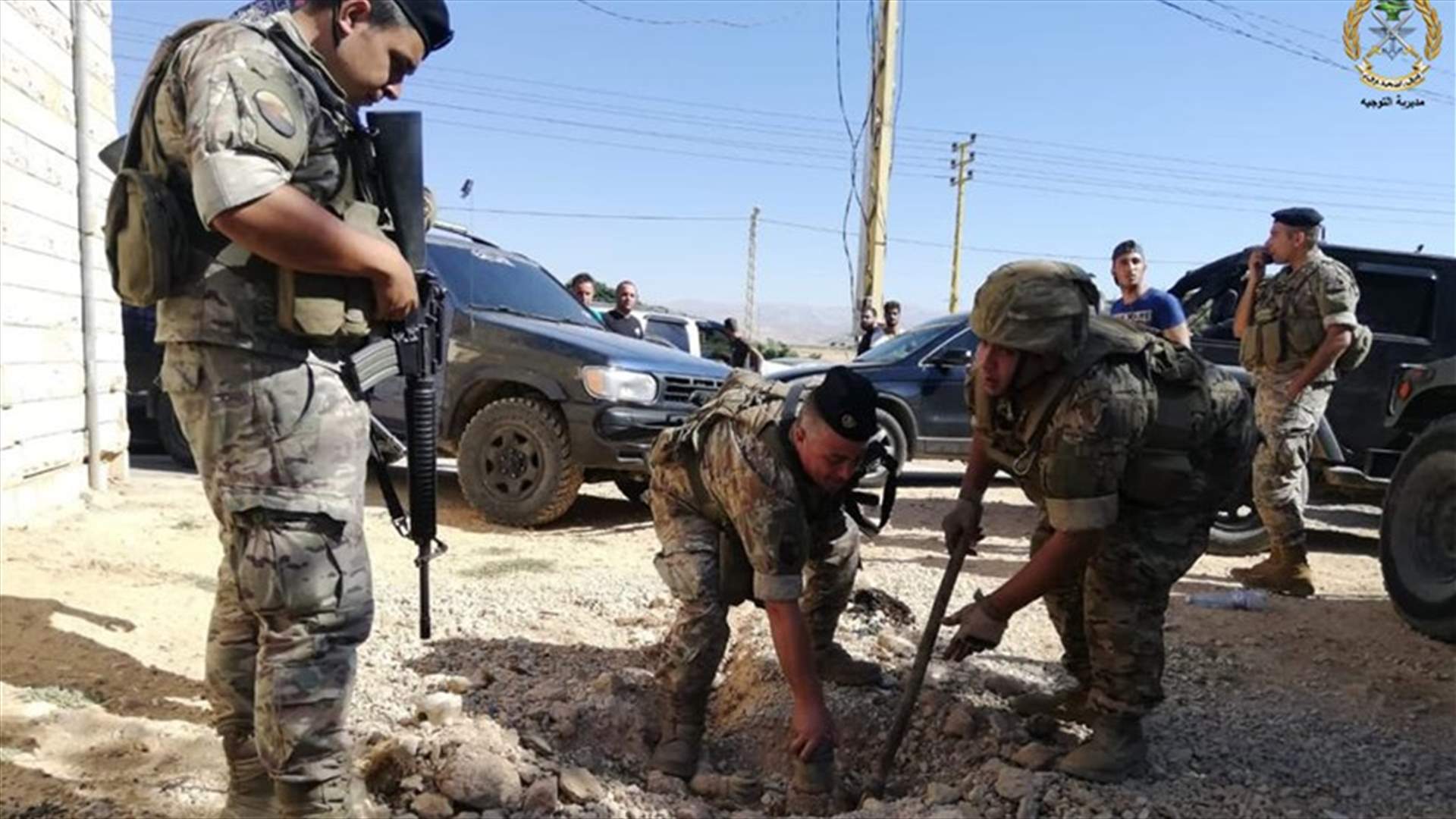 ضبط ومصادرة ٢٠٠٠٠ ليتر من مادة البنزين في خزان تحت الارض في الطيبة-بعلبك (صور)