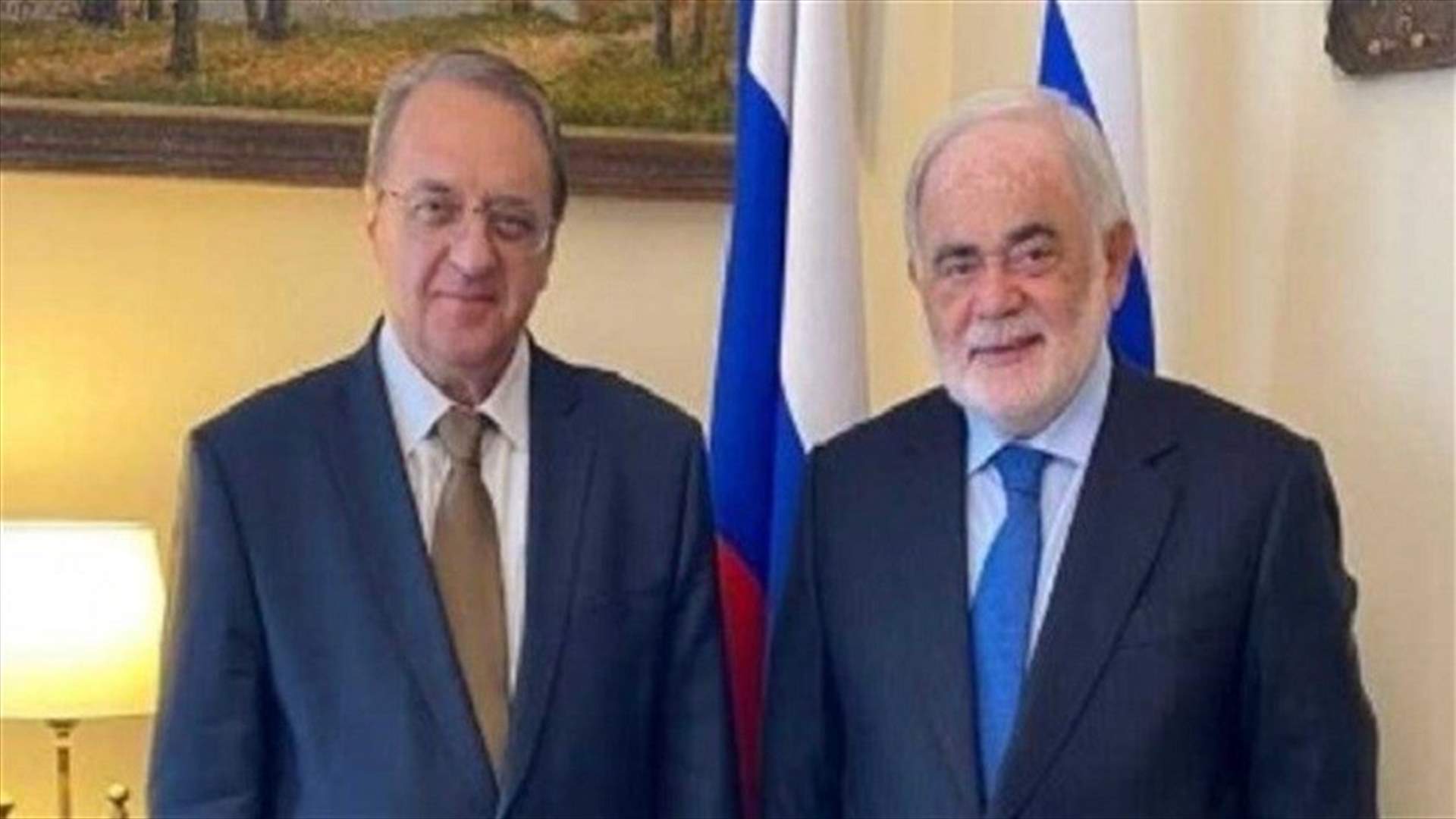 بوغدانوف استقبل أبو زيد... هذا ما جرى بحثه