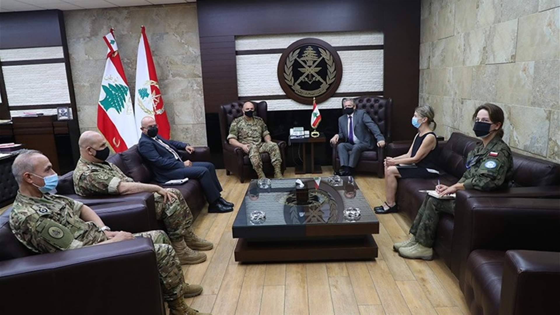 قائد الجيش إلتقى رئيس بعثة منظمة مراقبة الهدنة التابعة للأمم المتحدة