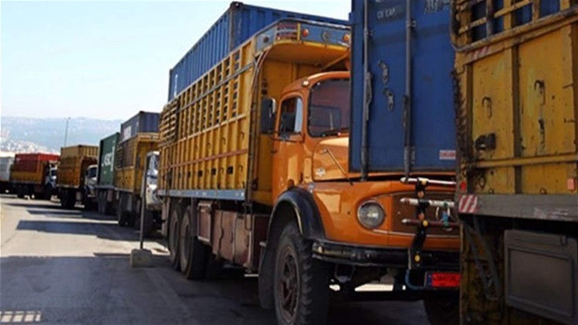 Truck drivers stage sit-in at Beirut Port, demand wage hike