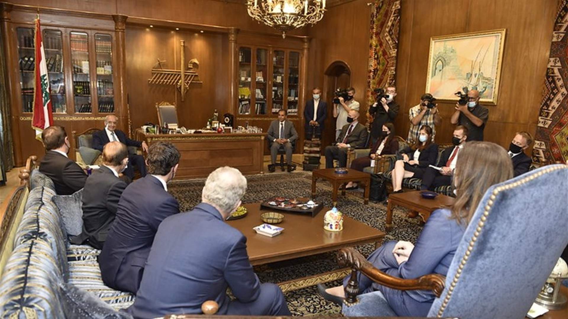 بري لوفد الكونغرس الاميركي: لحصول لبنان على إستثناءات تضمن حرية حركة الاستيراد والتصدير