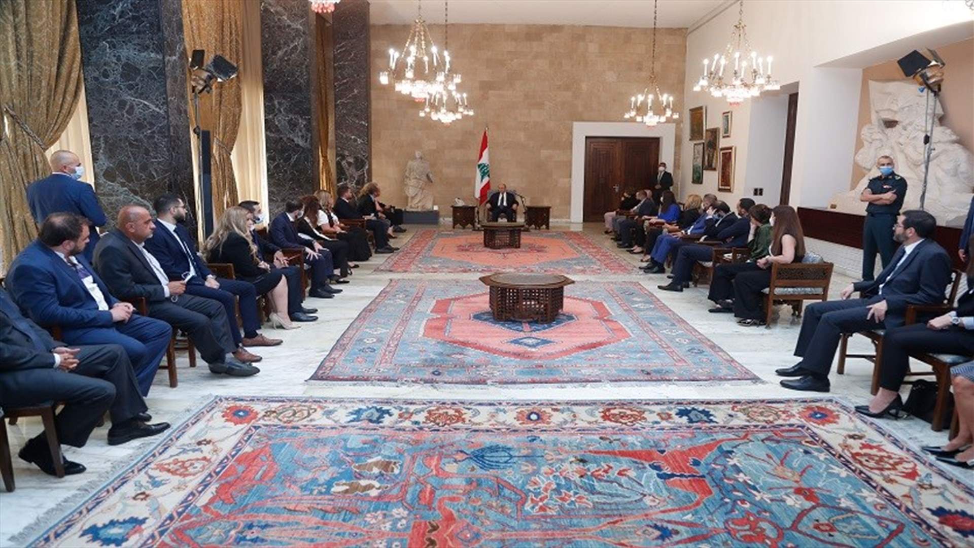 الرئيس عون: إفشال أي خطة للتعافي يعني أن المنظومة الفاسدة تخشى المحاسبة