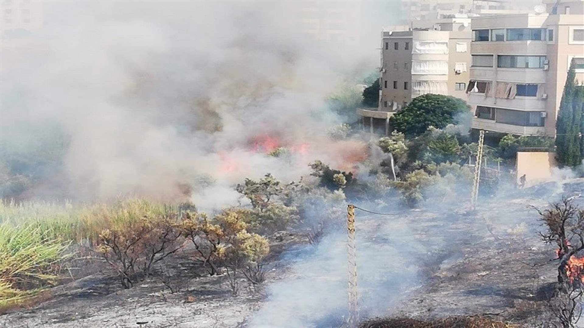 حريق ضخم في تعمير حارة صيدا... والأهالي يناشدون