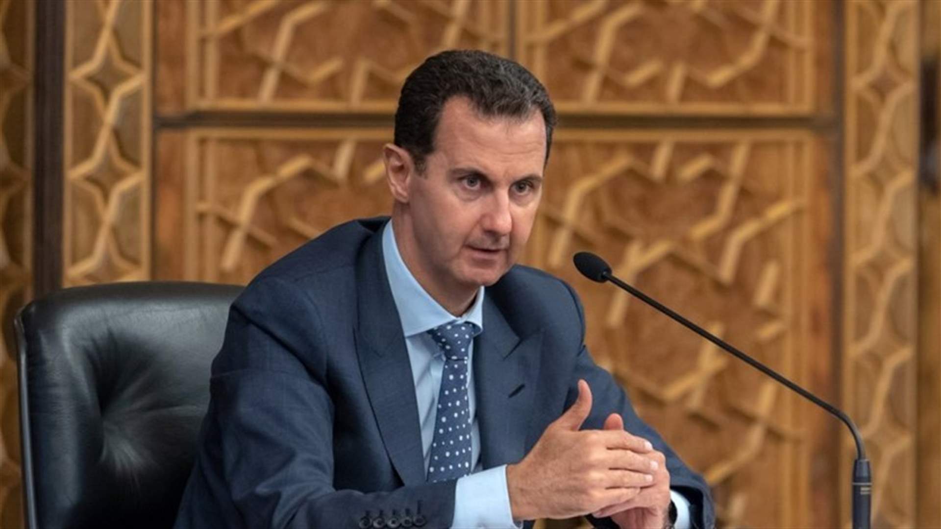 الأسد: سوريا ستبقى مع الشعب اللبناني وتدعمه على مختلف الأصعدة
