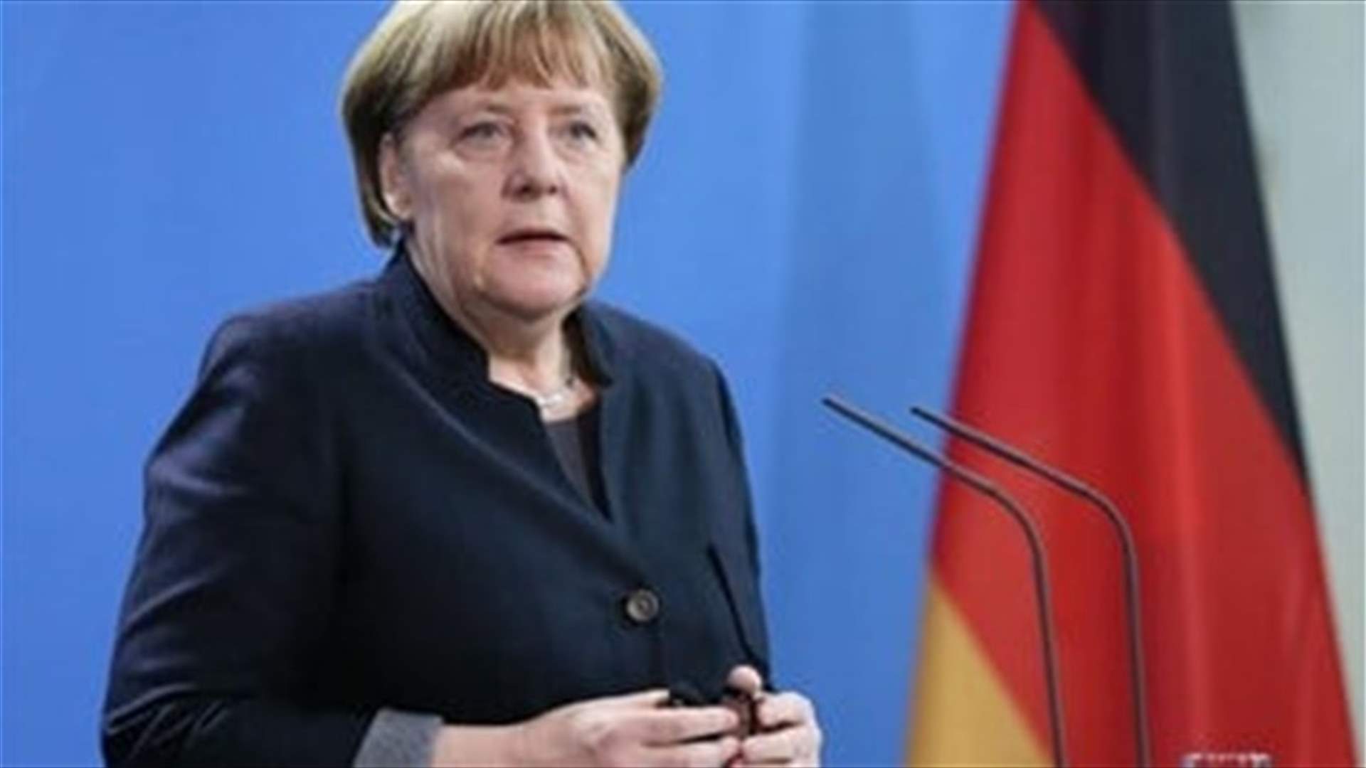 Merkel implores Germans to back conservatives as they hit record low