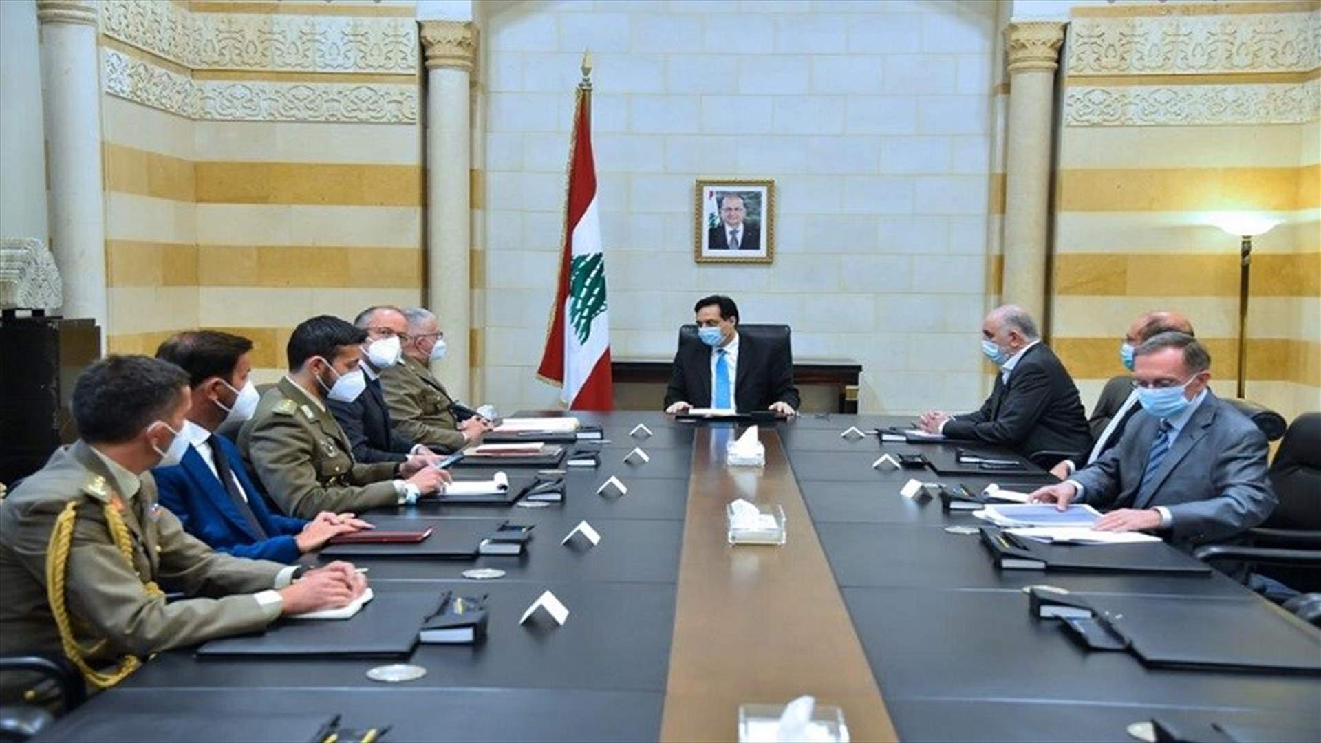 دياب التقى غراتسيانو وبحثا في الاوضاع الأمنية