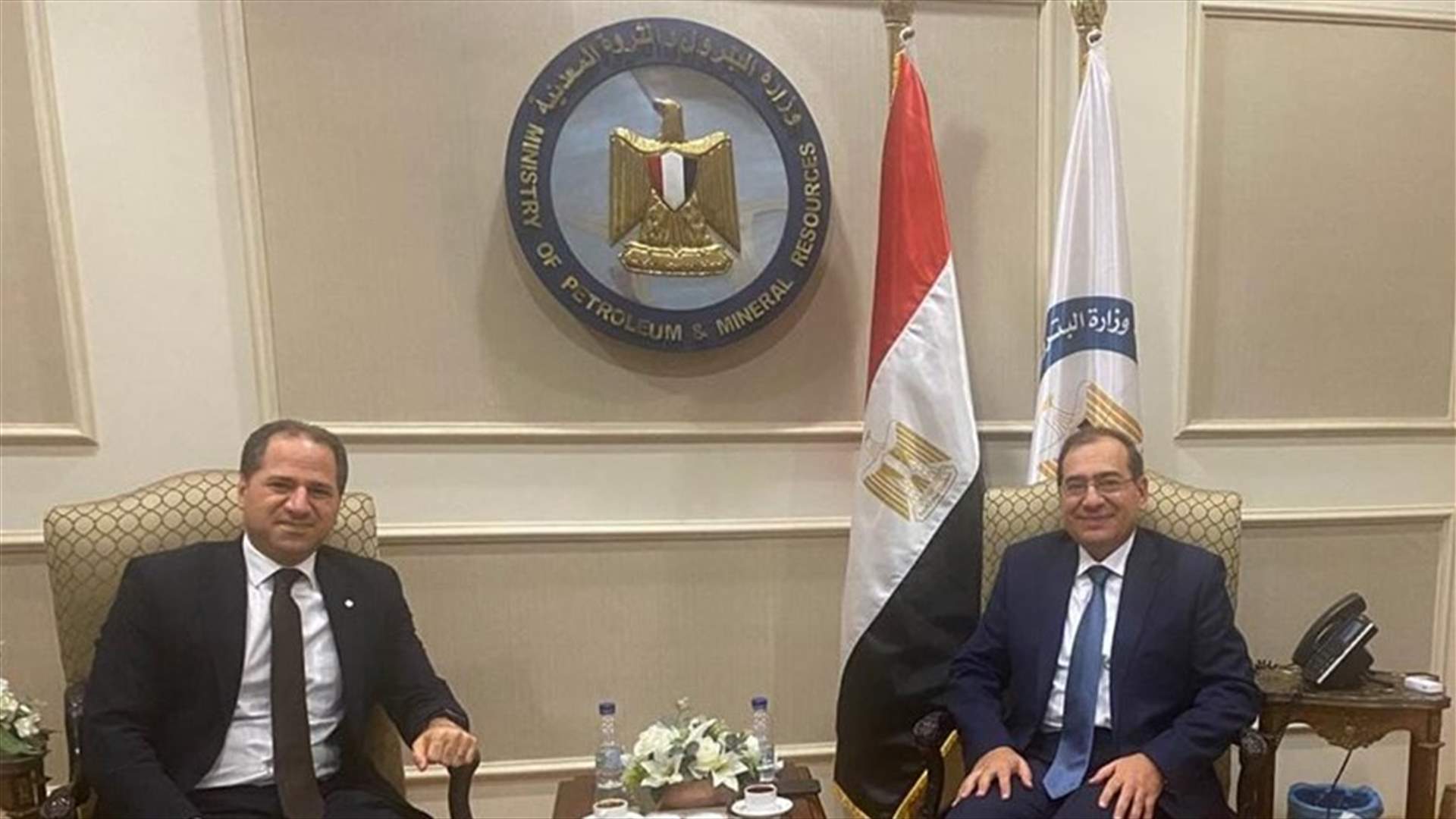 الجميل التقى في مصر وزير البترول والثروة المعدنية