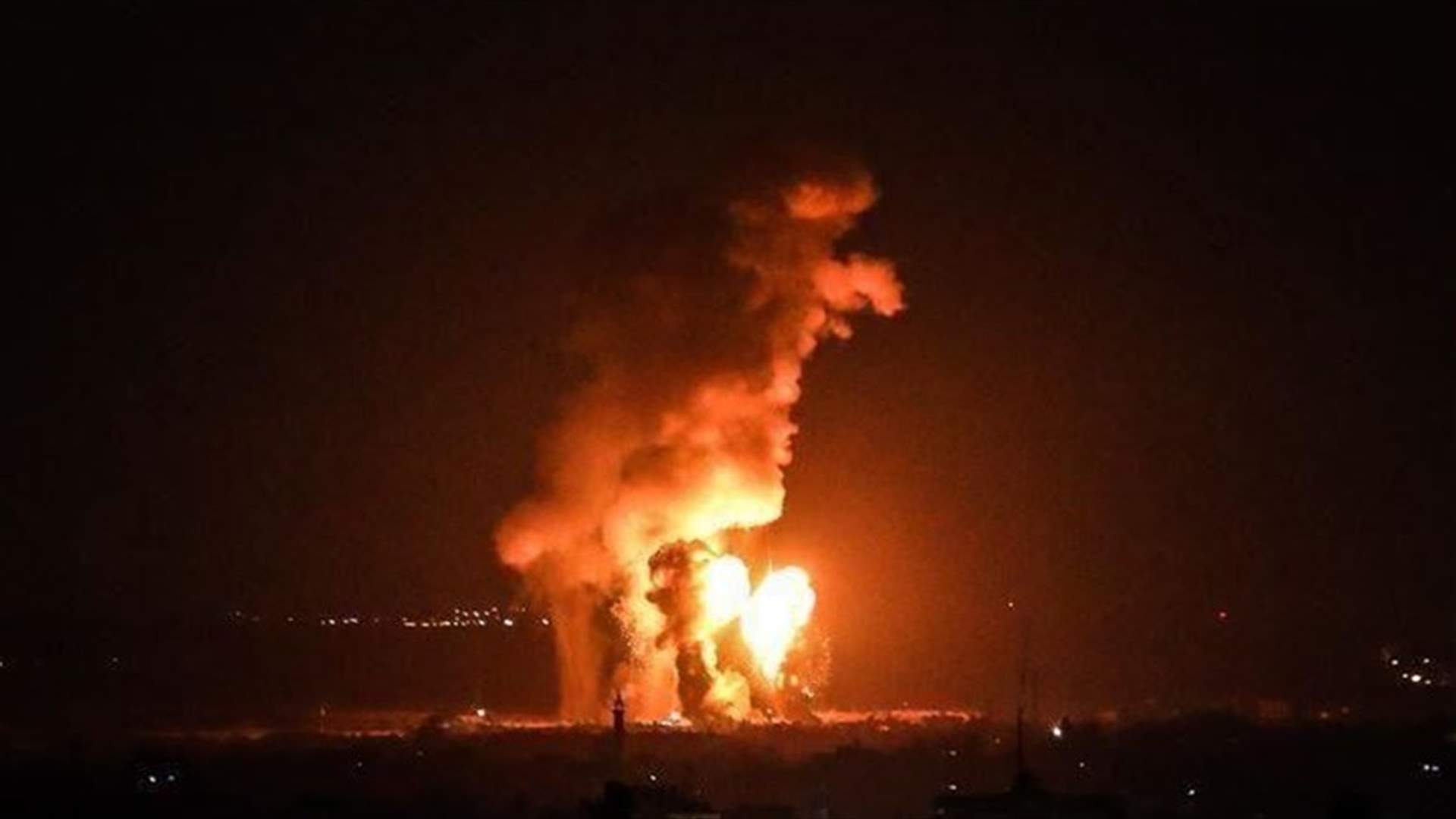 غارات على غزة ردا على إطلاق صاروخ باتجاه إسرائيل