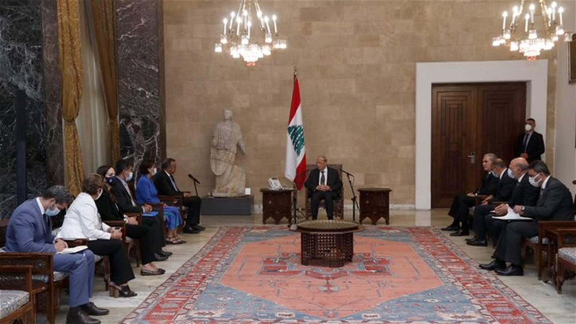 President Aoun meets with WHO Director-General