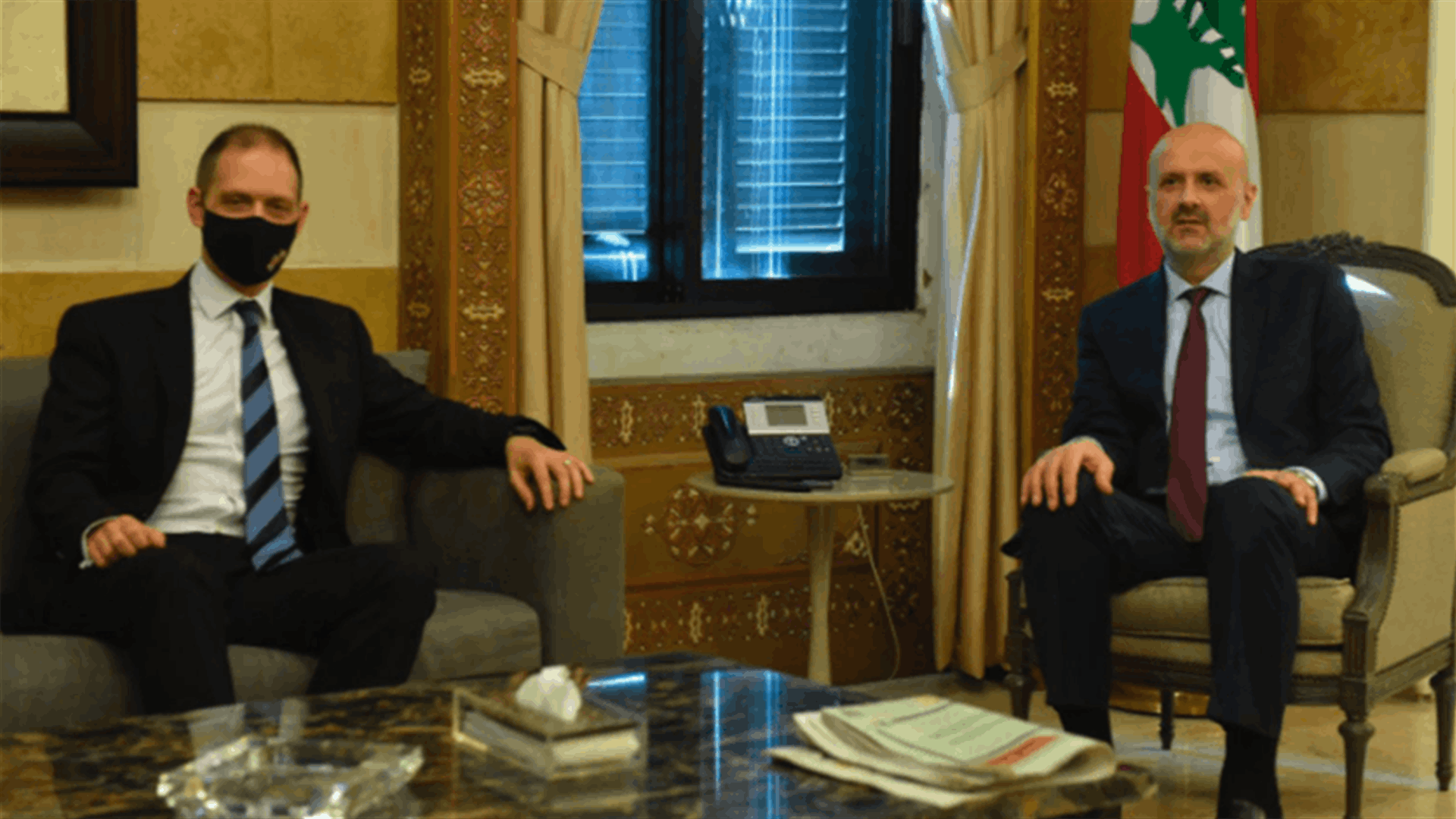 مولوي عرض وسفير بريطانيا في لبنان العلاقات الثنائية بين البلدين