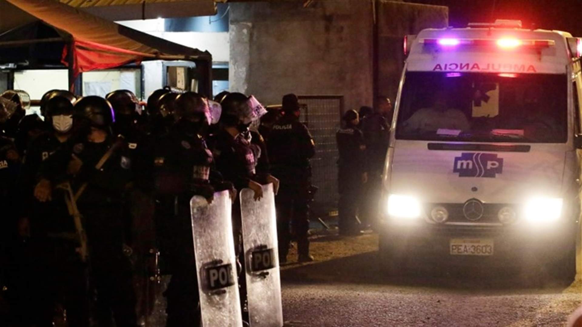 ارتفاع عدد قتلى أعمال شغب في سجن بالإكوادور إلى 30