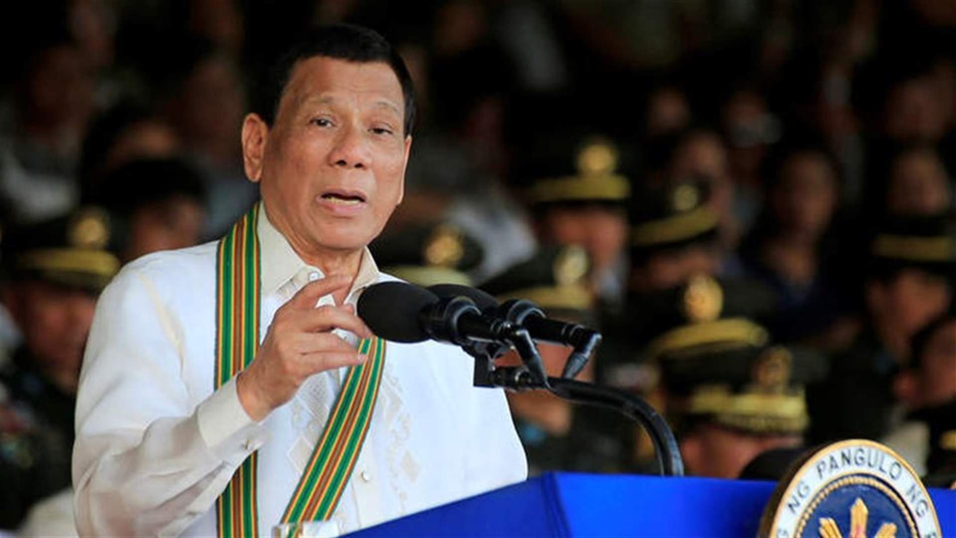Philippine President Duterte says he is retiring from politics