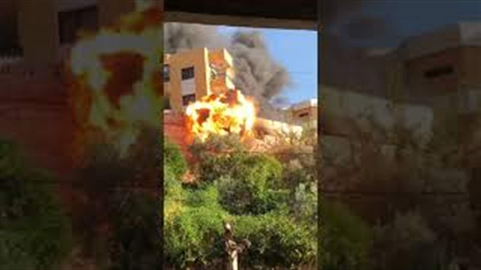 حريق كبير في كفرحيم نتيجة الوقود المخزن