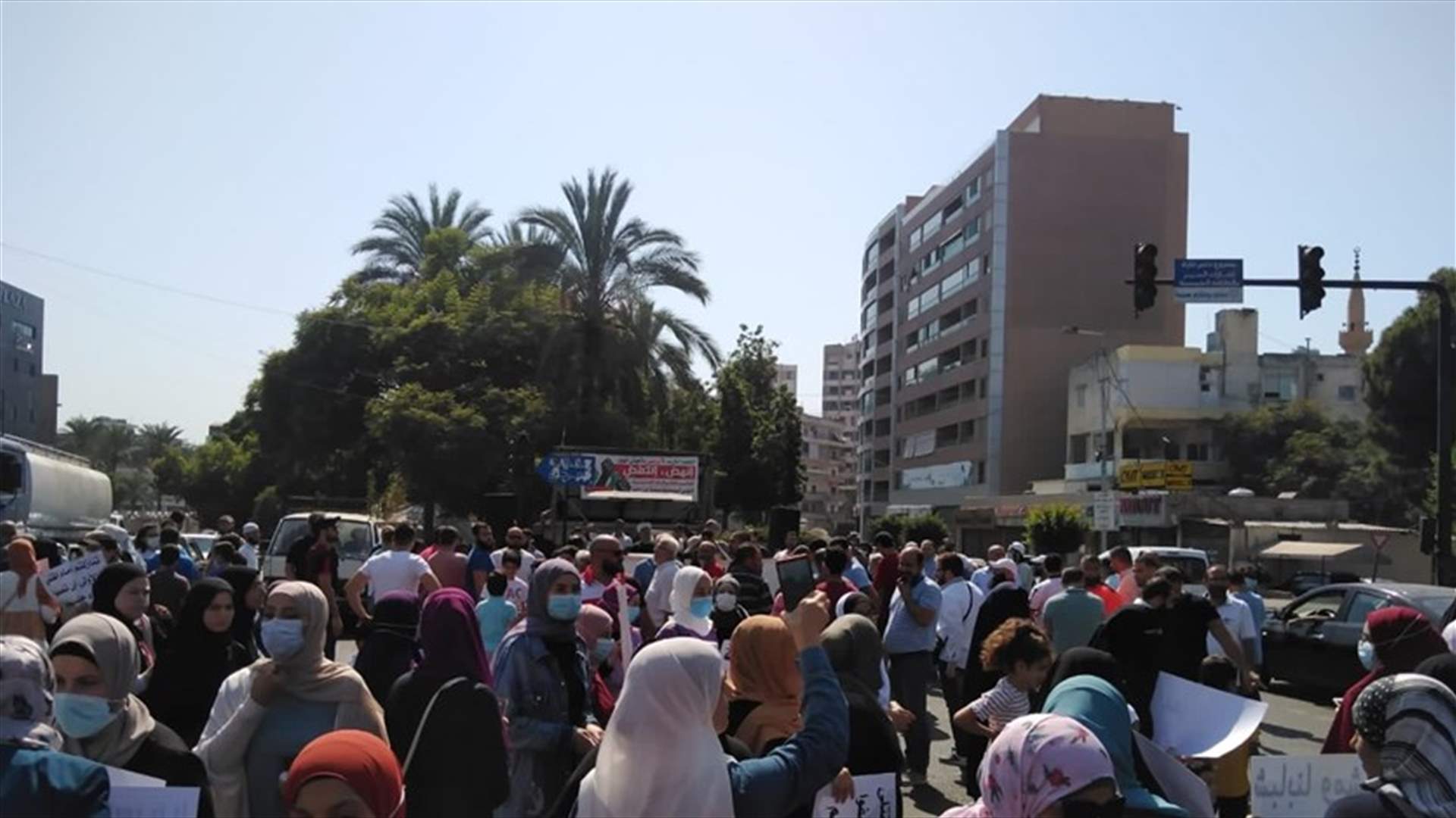 اعتصام لاهالي موقوفي حوادث عبرا في صيدا احتجاجا على الاحكام في حق احمد الاسير وللمطالبة بعفو عام