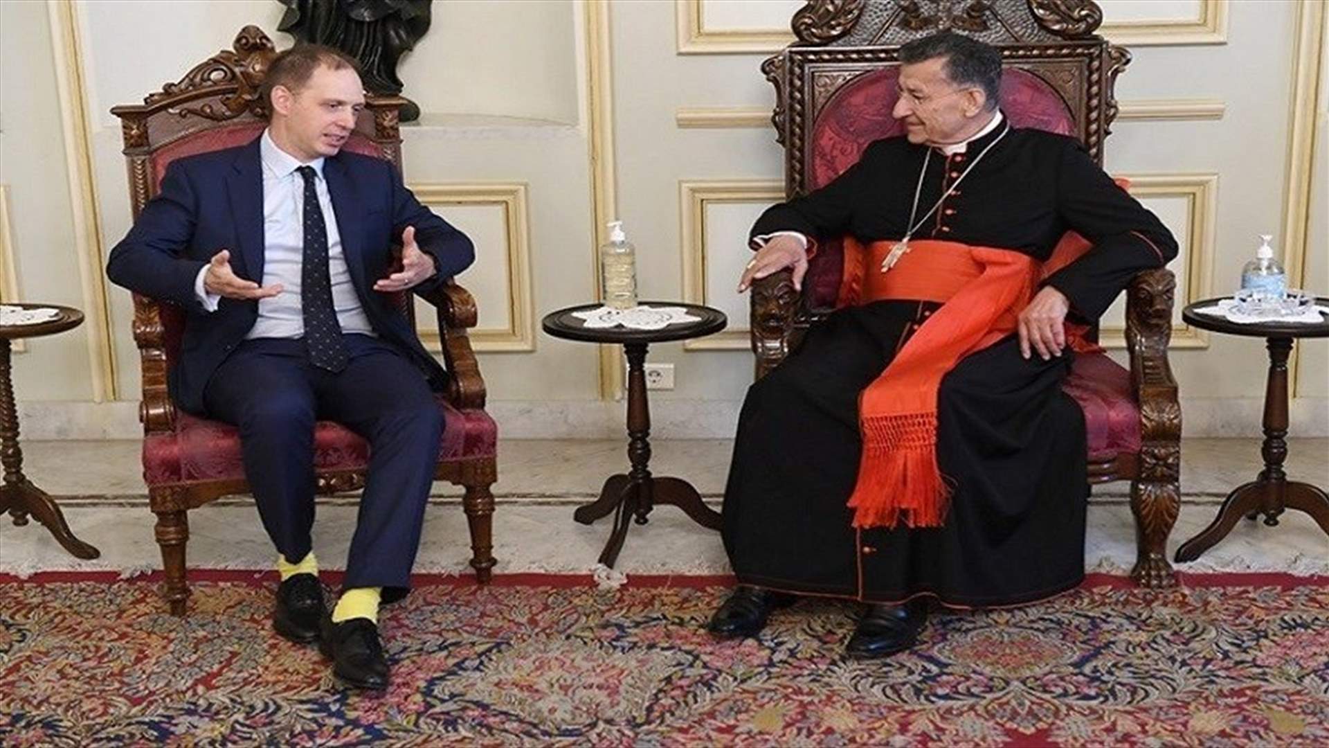 Patriarch Rai meets newly appointed British ambassador to Lebanon