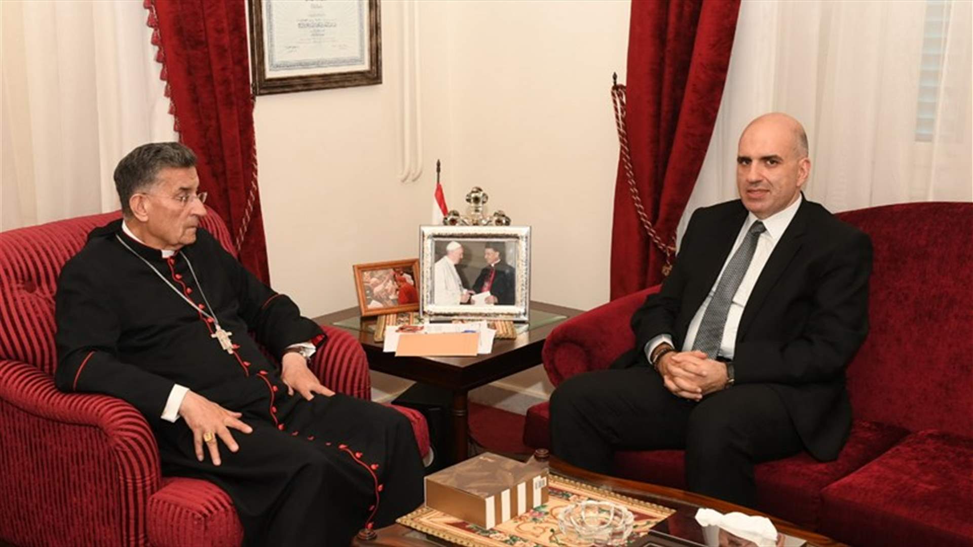 لحود وضع البطريرك الراعي بخطوات وزارة الزراعة لتسويق التفاح