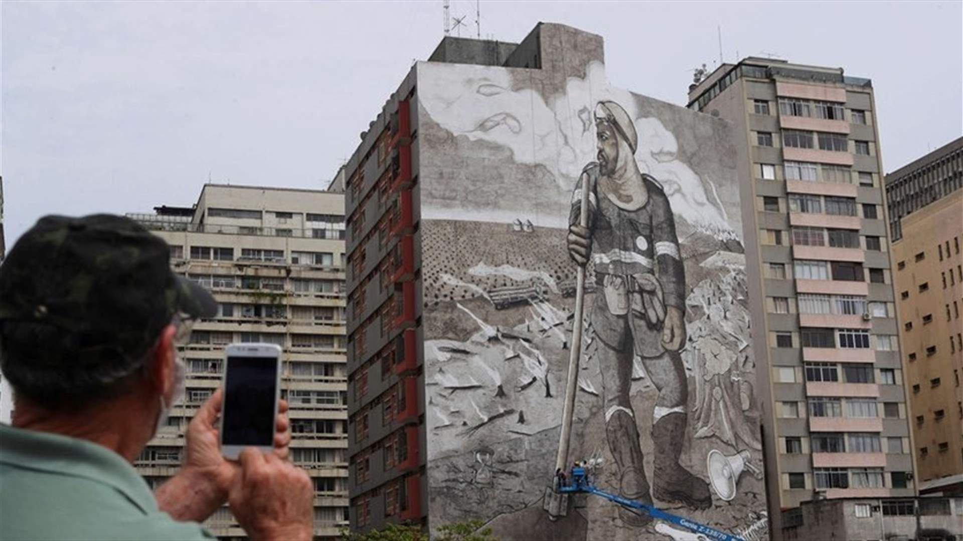 Street art emerges in Sao Paulo from the ashes of the burning Amazon