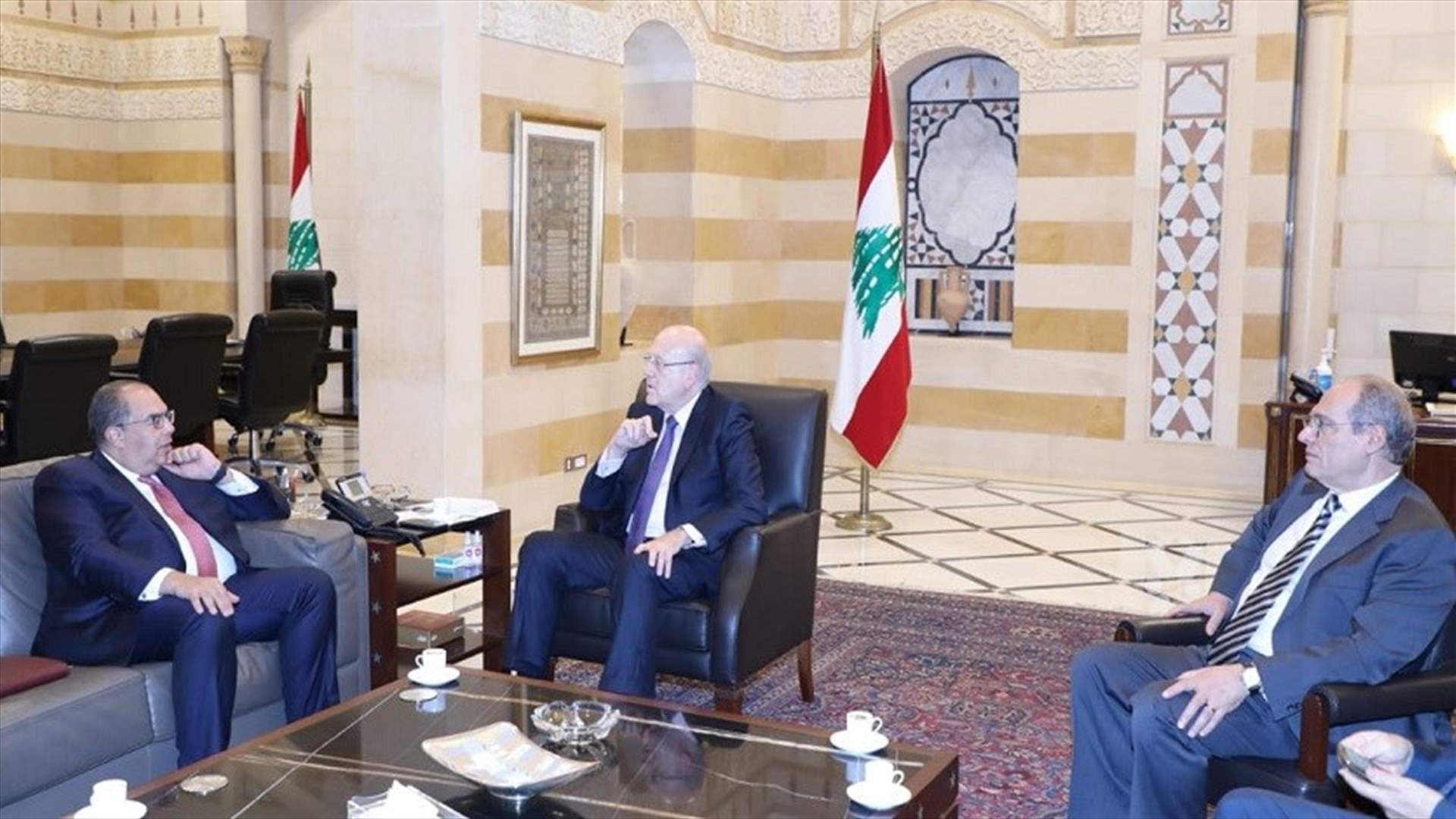 ميقاتي اجتمع مع محيي الدين: الحكومة باشرت اعداد خطة التعافي المالي والاقتصادي
