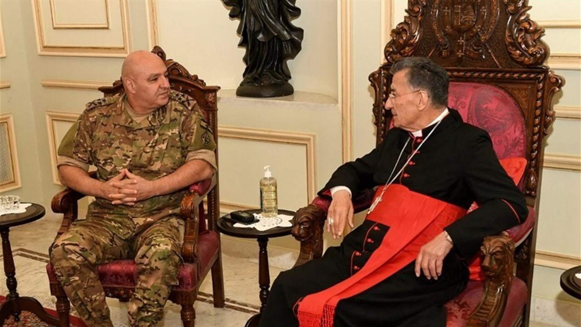 Rahi meets with Army Commander in Bkerki
