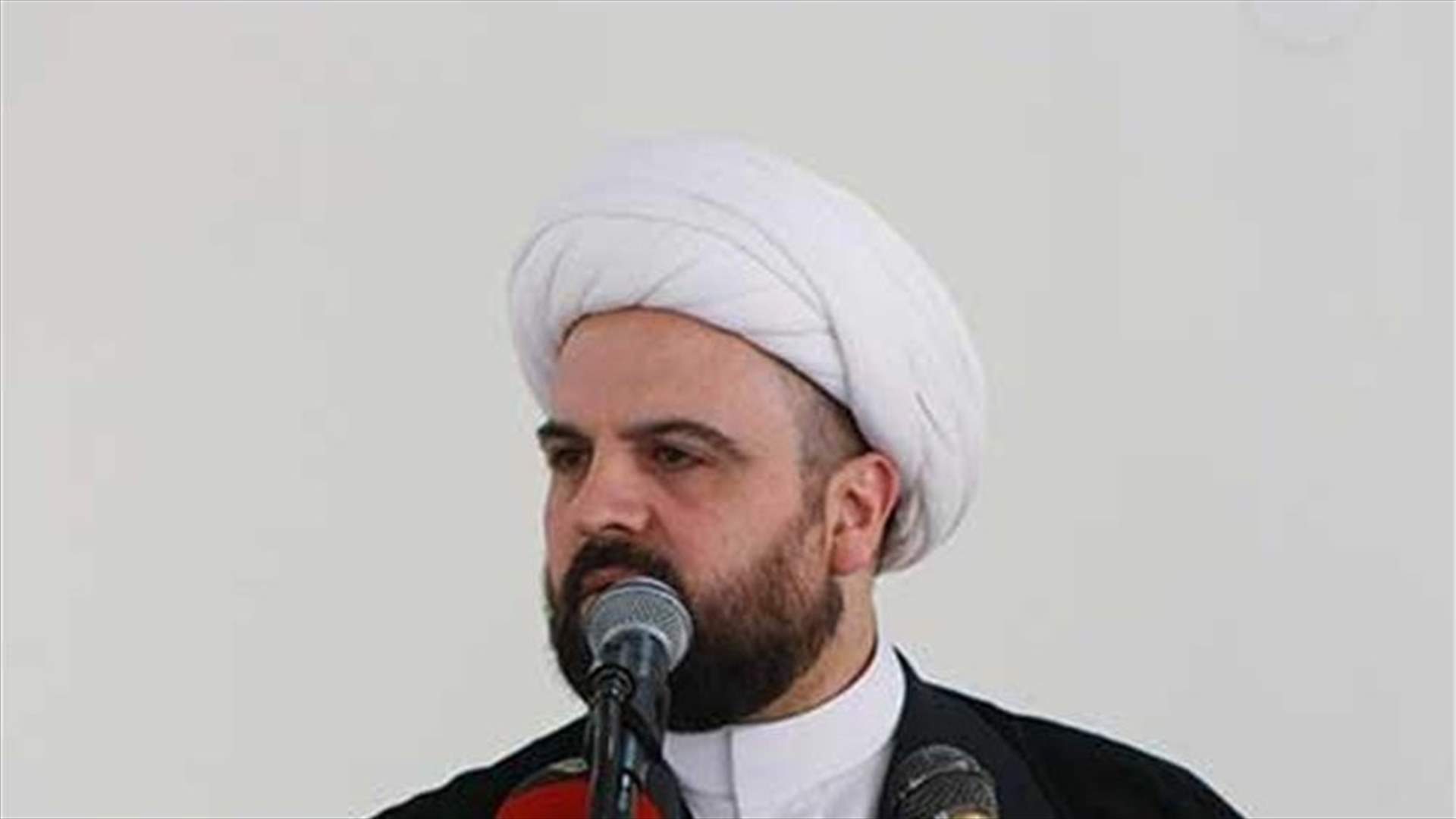 أحمد قبلان: المطلوب كف يد البيطار