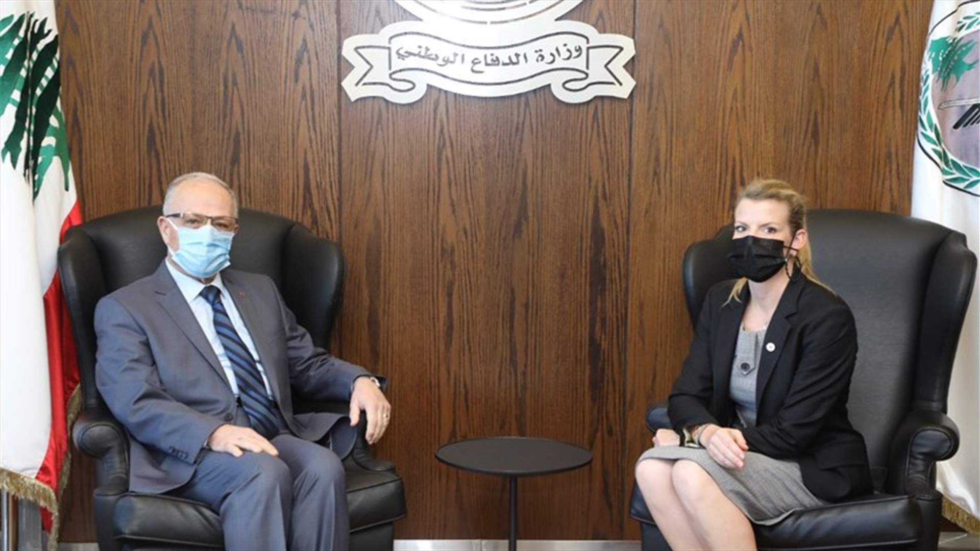 وزير الدفاع قدم تصريحا عن الذمة المالية والتقى إيشليمان
