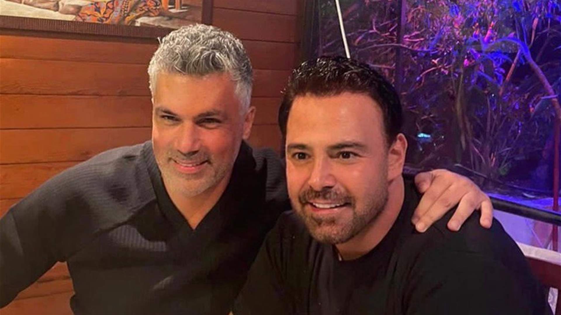 عاصي الحلاني وفارس كرم في لقاء مليء بالمحبة... ومطالبات بديو يجمعهما