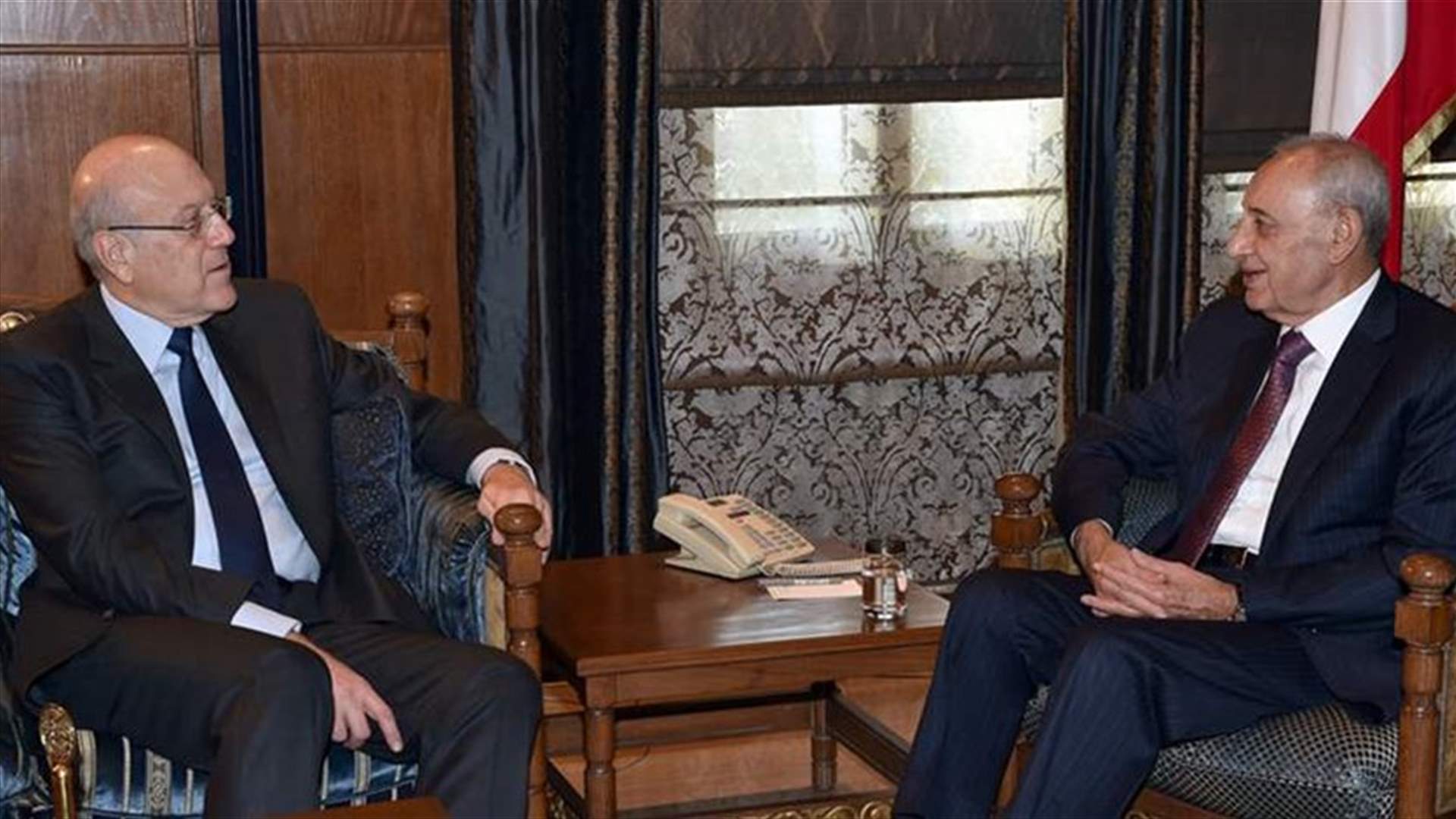 بري وميقاتي وقعا القانون الرامي لتعديل قانون إنتخاب أعضاء مجلس النواب