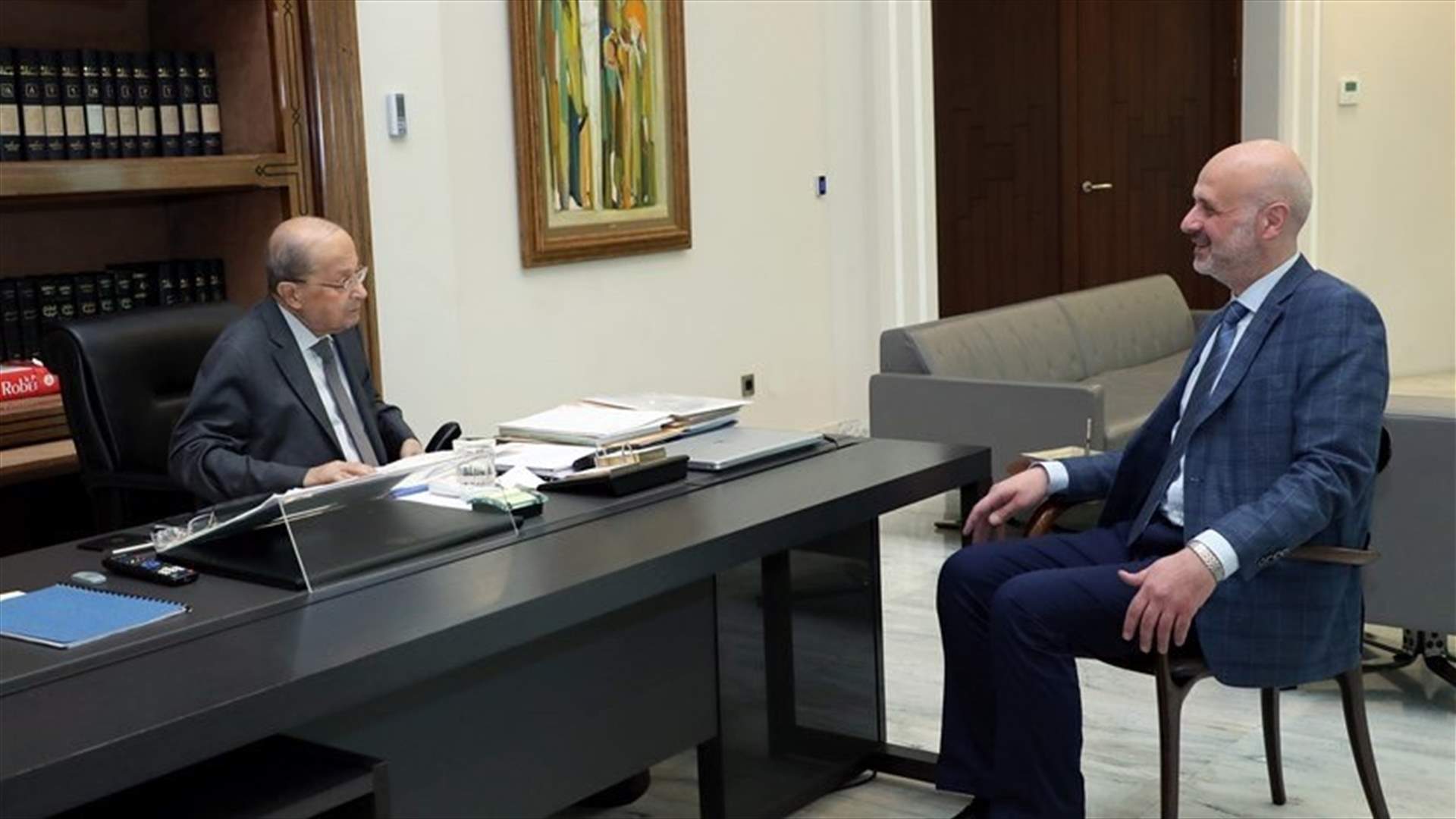 Aoun meets Mawlawi: Kordahi&#39;s statements do not reflect viewpoint of Lebanese State