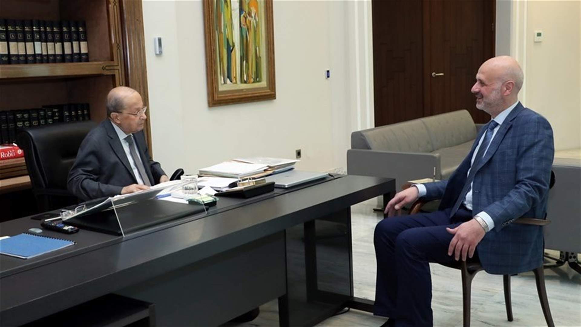 Aoun meets Mawlawi: Kordahi's statements do not reflect viewpoint of Lebanese State