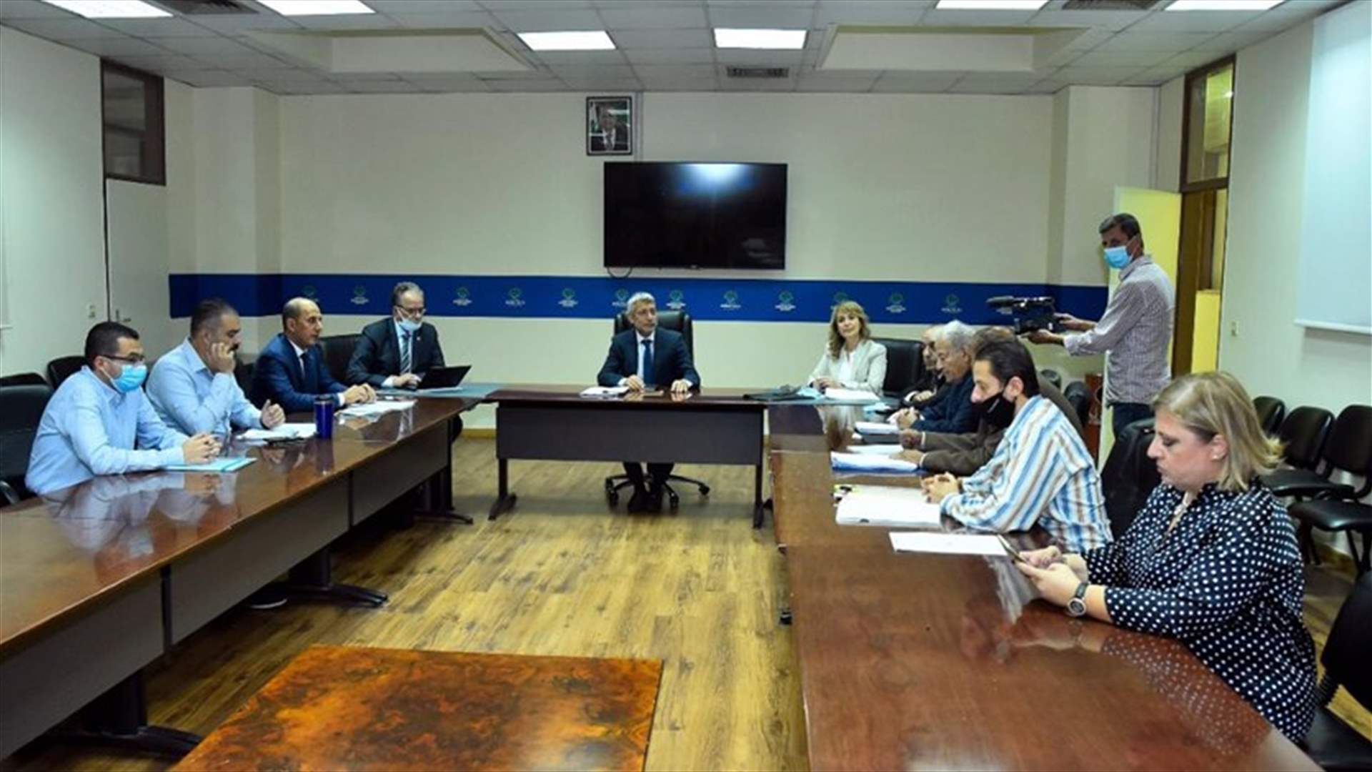 وزير الطاقة اطلع من فريق TGS على تقريره عن خط الغاز والمحطات التابعة له...