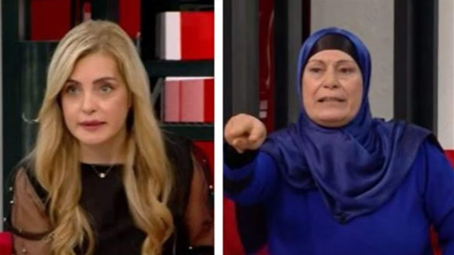 مواجهة بين سيدتين في &quot;أحمر بالخط العريض&quot; حول العنف ضد المرأة... إحداهما تقول: &quot;هي بتجيب الكف لحالها&quot;
