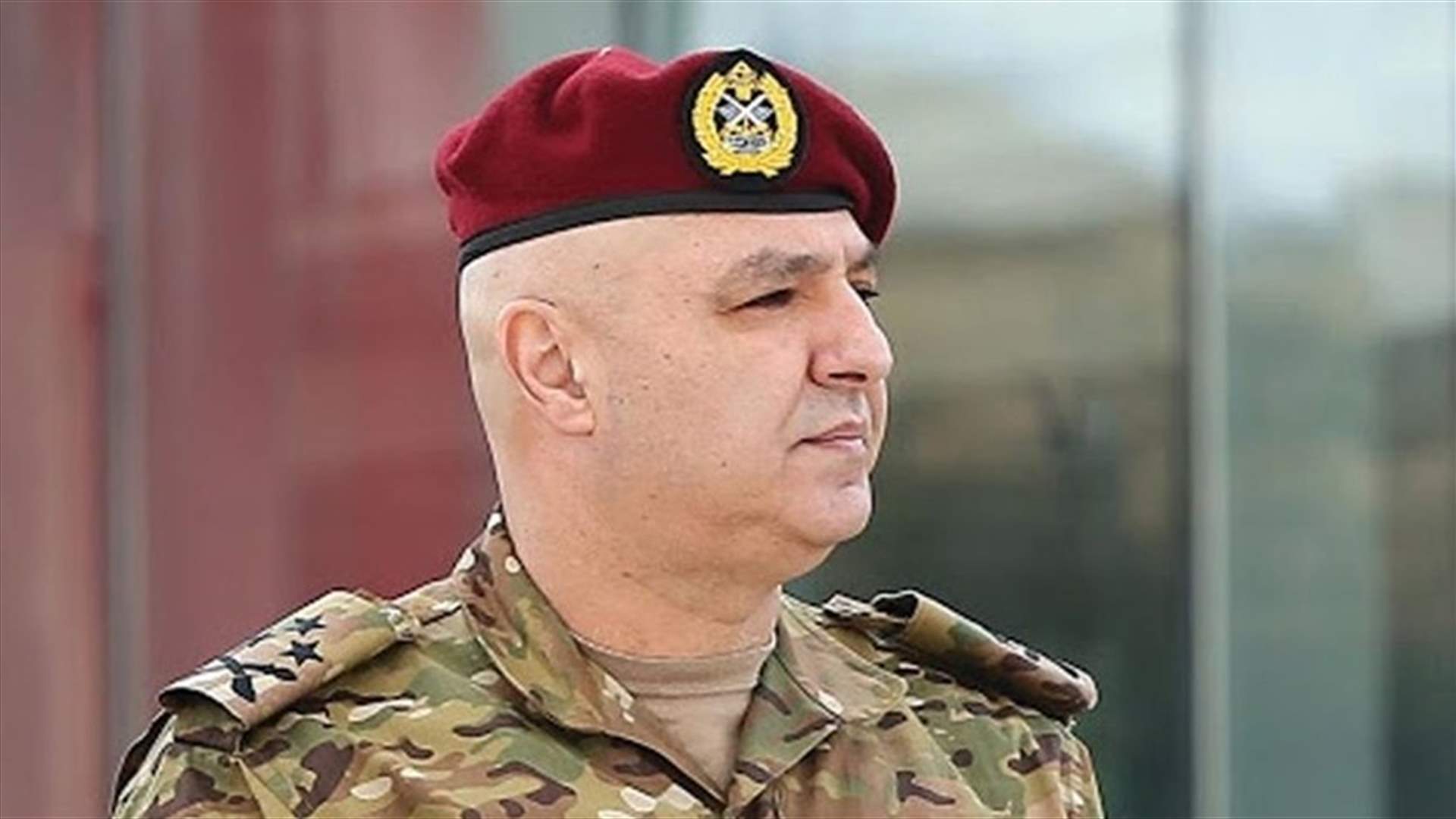 قائد الجيش يلتقي نائبة وكيل وزارة الدفاع للسياسة في البنتاغون: للحفاظ على حق اللبنانيين في التظاهر السلمي